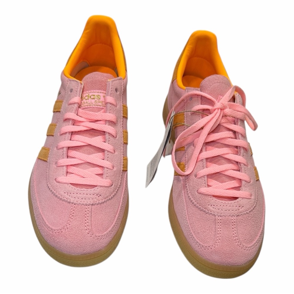 Adidas Women's Pink and Gold Sneakers NEW - Picture 3 of 13